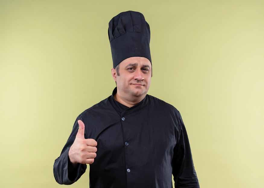 Chef giving a thumbs up